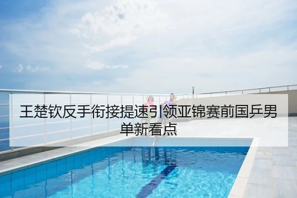 王楚钦反手衔接提速引领亚锦赛前国乒男单新看点